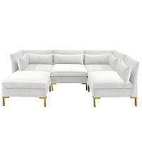 диван zara sectional угловой белый в Тольятти