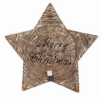 подставка под тарелку счастливого рождества ротанговая riviera maison r в Тольятти