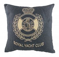 подушка с гербом королевского royal yacht club denim в Тольятти