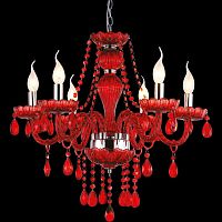 подвесная люстра arte lamp teatro a3964lm-6rd в Тольятти