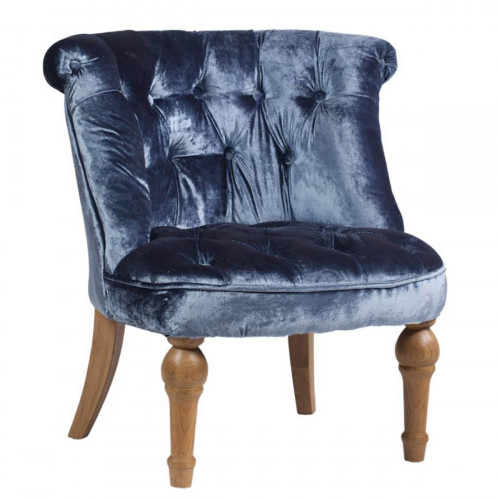 кресло sophie tufted синее в Тольятти