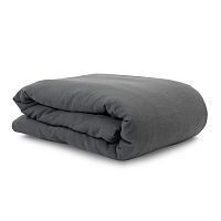 пододеяльник изо льна темно-серого цвета essential 150х200 в Тольятти
