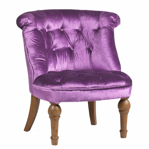 кресло sophie tufted slipper chair лиловое в Тольятти