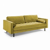 диван bogart sofa 3 трехместный темно-желтый от la forma (ex julia grup) в Тольятти