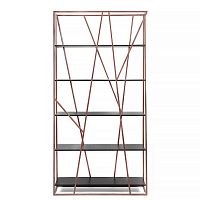 стеллаж powell copper черный дуб в Тольятти