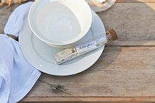 держатель для карточек в виде бутылочки с песком послание в бутылке riviera maison r в Тольятти