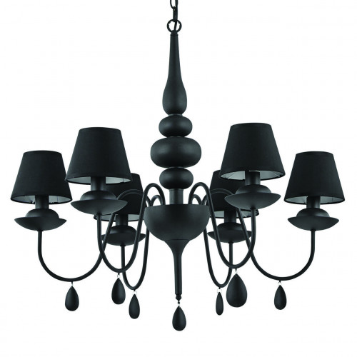 подвесная люстра ideal lux blanche sp6 nero в Тольятти