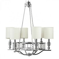 люстра easton light chandelier хром, бежевая в Тольятти