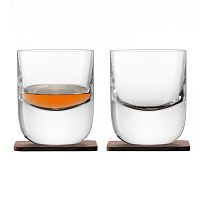 набор из 2 стаканов renfrew whisky с деревянными подставками 270 мл в Тольятти