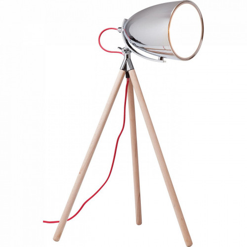 лампа настольная chromatic tripod на деревянном штативе в Тольятти