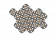 ковер parquet rhomb yellow 314x195 от gan в Тольятти