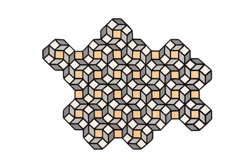 ковер parquet rhomb yellow 314x195 от gan в Тольятти