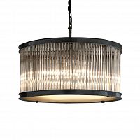 люстра essex crystal 68 черное основание, прозрачное стекло черное основание, прозрачное стекло в Тольятти