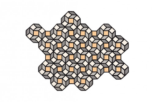 ковер parquet rhomb yellow 254x195 от gan в Тольятти