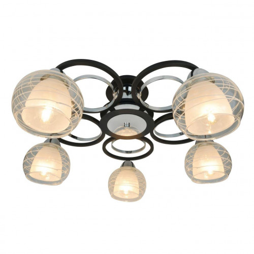 потолочная люстра arte lamp ginevra a1604pl-5bk в Тольятти