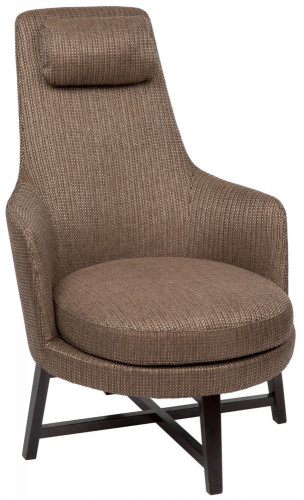 кресло home space brown коричневое в Тольятти