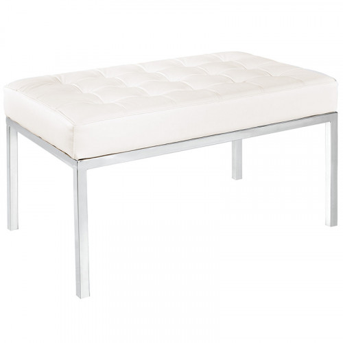 скамья bench белая кожа в Тольятти