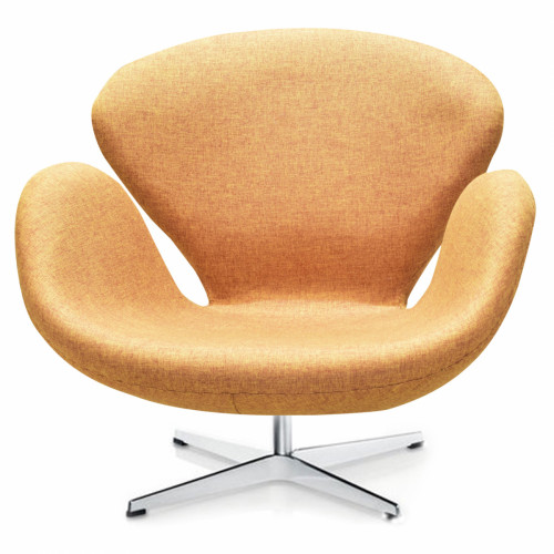 кресло swan chair коричневое в Тольятти