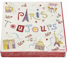 салфетки бумажные пари тужур ( шт) comptoir de famille в Тольятти