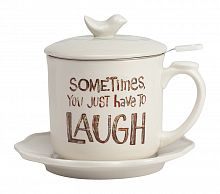 чайный набор sometimes you just have to laugh в Тольятти