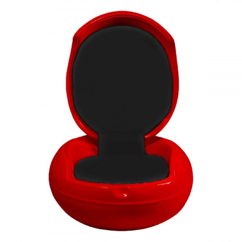 кресло garden egg chair красно-черное в Тольятти