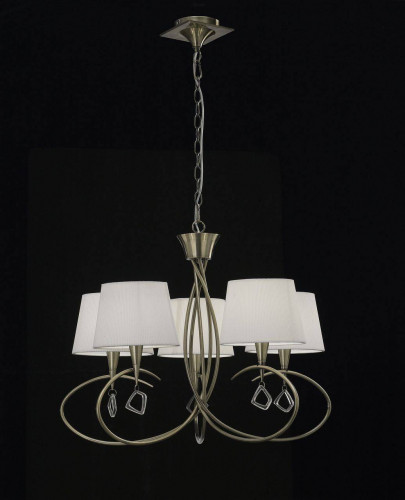подвесная люстра mantra mara antique brass 1621 в Тольятти