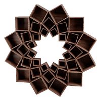 стеллаж лотос 3 круга орех от odingeniy в Тольятти