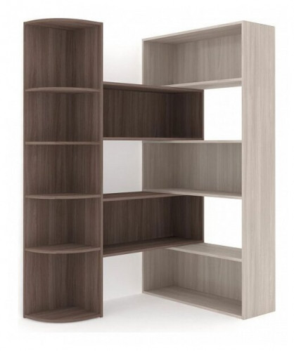 стеллаж угловой баронс норд ст.139.1250-00 10 полок, материал: лдсп в Тольятти