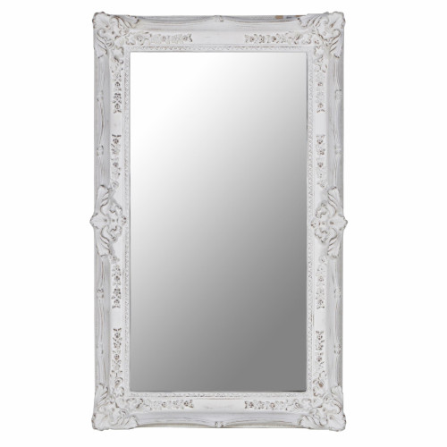 зеркало прямоугольное настенное белое ла-манш distressed chalk white в Тольятти