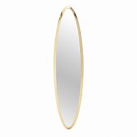 зеркало золотое овальное в узкой раме gold oval в Тольятти