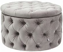kare design пуф desire, коллекция "желание" 73*46*73, бархат, полиуретан, сосна, серый в Тольятти