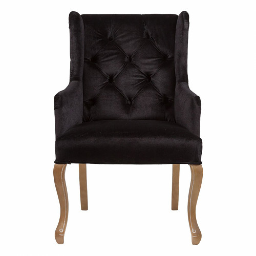 кресло с ушами черное ashby chair в Тольятти