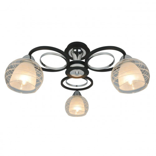 потолочная люстра arte lamp ginevra a1604pl-3bk в Тольятти