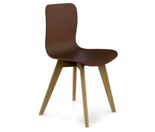 стул dsw коричневый s42 (eames style) в Тольятти