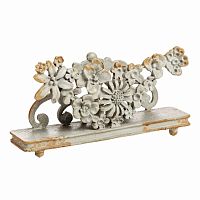 подставка для визиток pewter flower серая в Тольятти
