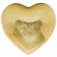 фигурка сердечко 7,6х7,1х4,6 золотое в Тольятти