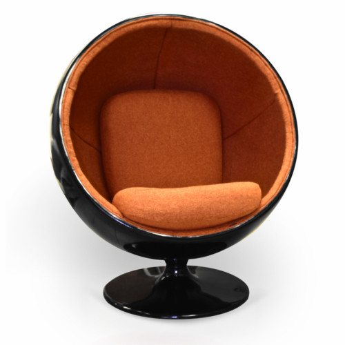 кресло ball chair черно-коричневое в Тольятти