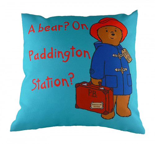 подушка с принтом paddington bear blue в Тольятти
