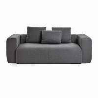 диван blok sofa 2 темно-серый от la forma (ex julia grup) в Тольятти