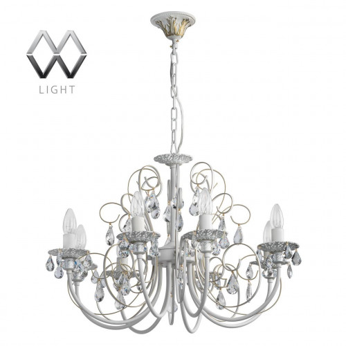 подвесная люстра mw-light свеча 301015308 белая в Тольятти