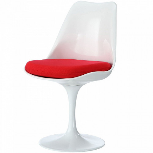 стул eero saarinen style tulip chair красная подушка в Тольятти