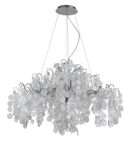 подвесная люстра crystal lux tenerife sp9 silver в Тольятти