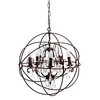 люстра foucault's orb crystal (64*60*50) коричневая в Тольятти