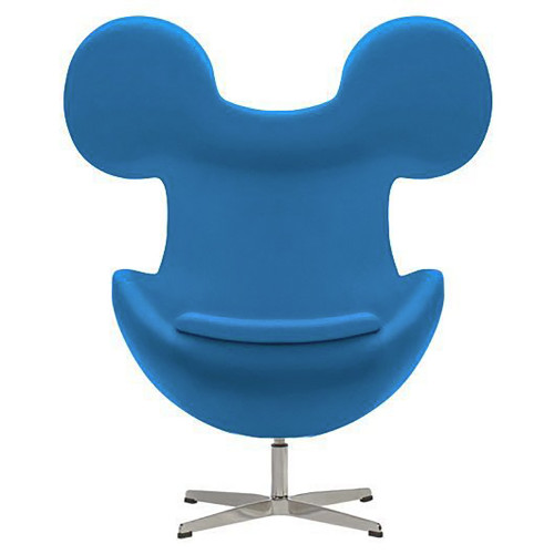 кресло egg mickey голубое в Тольятти