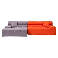 диван tufty-time sofa угловой модульный серый с оранжевым в Тольятти