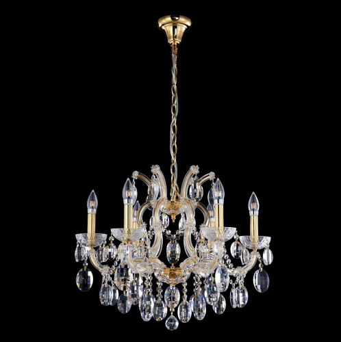 подвесная люстра crystal lux hollywood sp6 gold в Тольятти