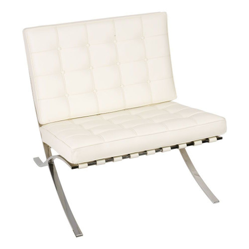 кресло barcelona style chair белое в Тольятти