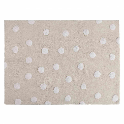 ковер polka dots бежевый-белый в Тольятти