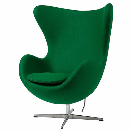 кресло egg chair кашемир зеленое в Тольятти